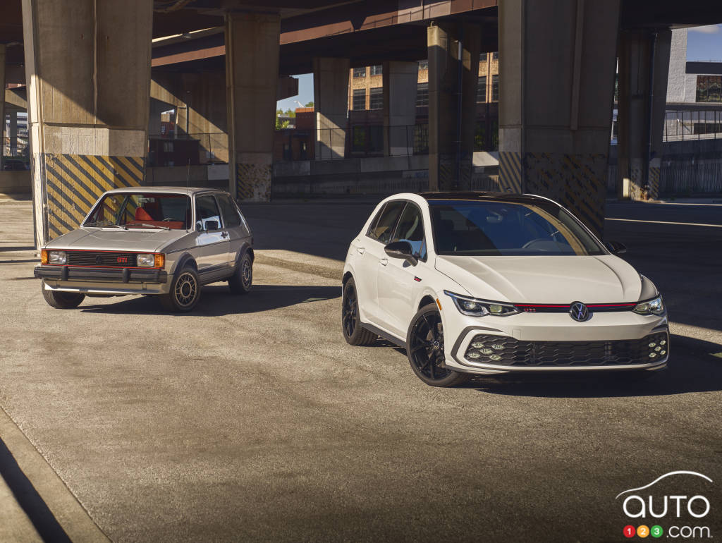 TheVolkswagen Golf GTI, yesterday and today